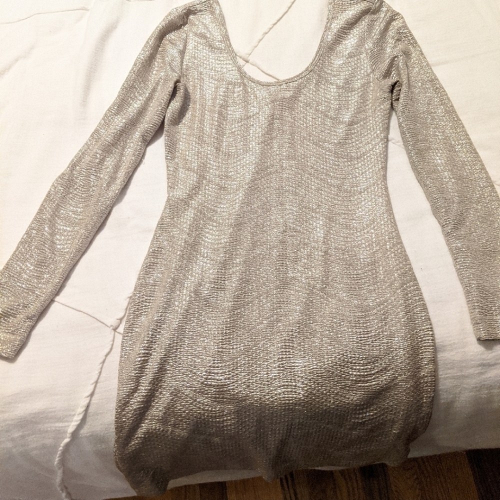 BCBG Gold Mini Dress